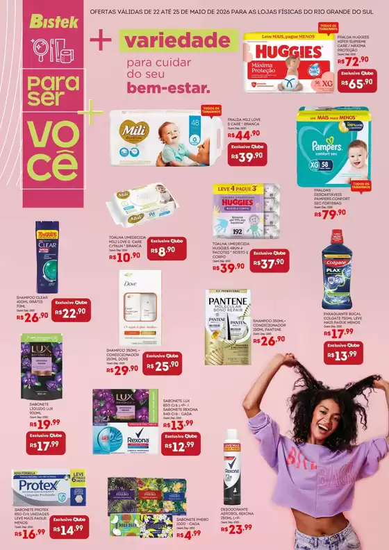 Catálogo Bistek Supermercados | Ofertas especiais para você | 2026-05-22T00:00:00.000Z - 2026-05-25T00:00:00.000Z