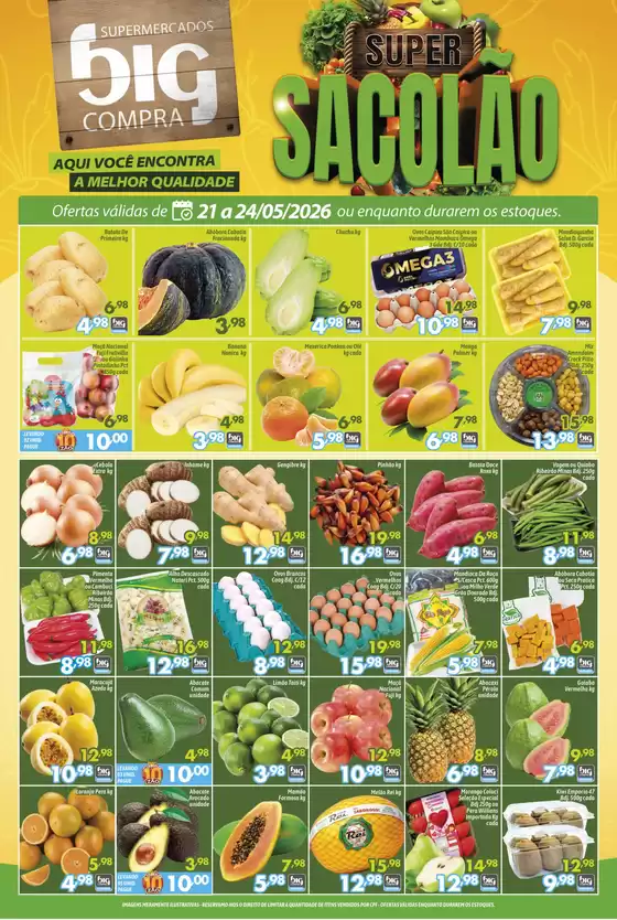 Catálogo Supermercados Big Compra | Ofertas e promoções atuais | 2026-05-21T00:00:00.000Z - 2026-05-24T00:00:00.000Z