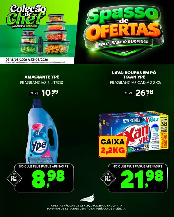 Catálogo Spasso Sabores | Encarte Spasso Sabores | 2026-05-18T00:00:00.000Z - 2026-08-23T00:00:00.000Z