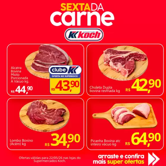 Catálogo Supermercados Koch | Descubra ofertas atraentes | 2026-05-22T00:00:00.000Z - 2026-05-26T00:00:00.000Z