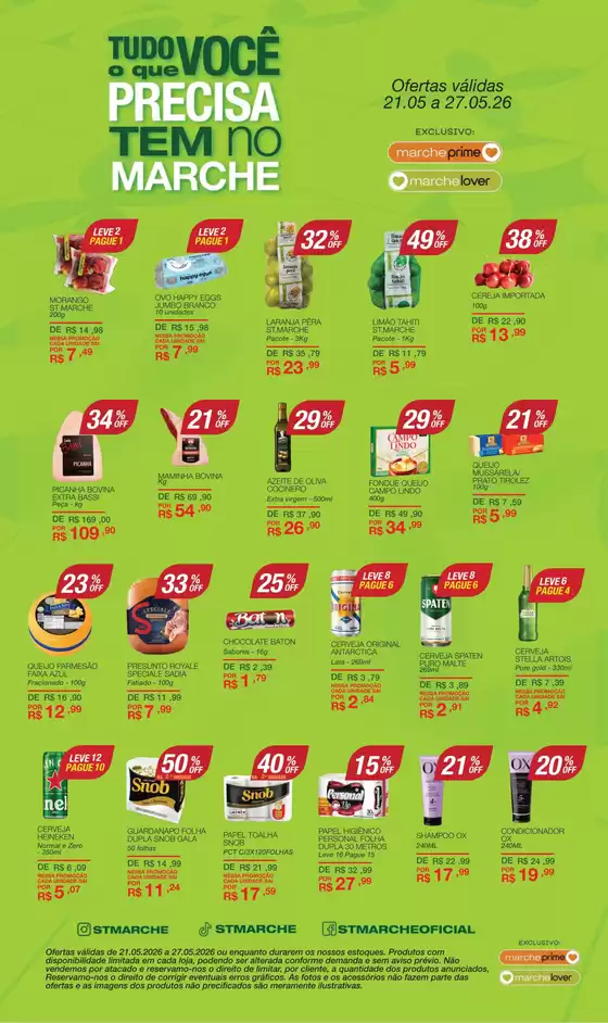 Catálogo St Marche | Ofertas para caçadores de pechinchas | 2026-05-21T00:00:00.000Z - 2026-05-27T00:00:00.000Z