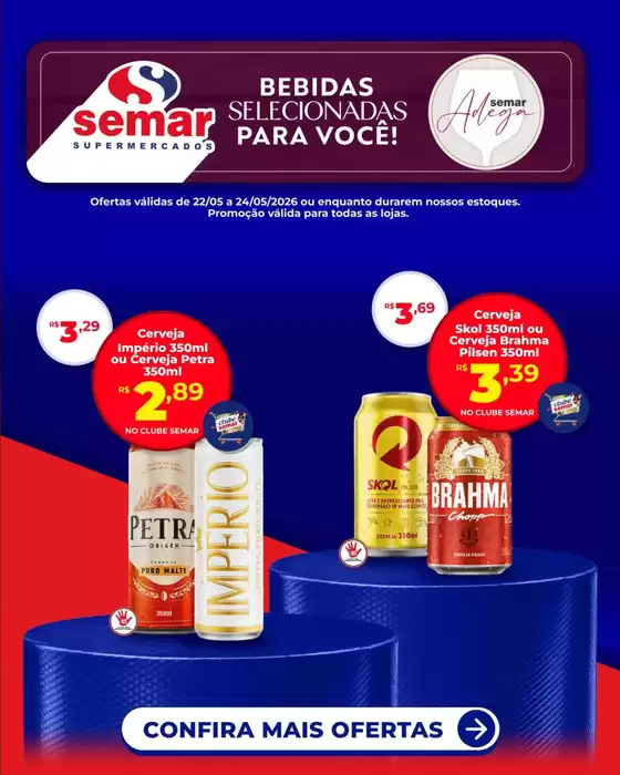 Catálogo Semar Supermercado | Encarte Semar Supermercados | 2026-05-22T00:00:00.000Z - 2026-05-24T00:00:00.000Z