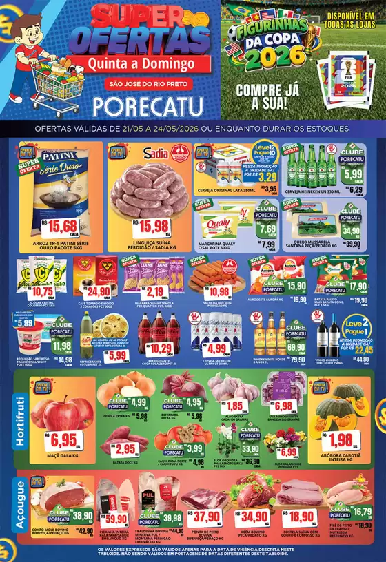Catálogo Supermercado Porecatu | Tabloide De Ofertasrio Preto | 2026-05-21T00:00:00.000Z - 2026-05-24T00:00:00.000Z