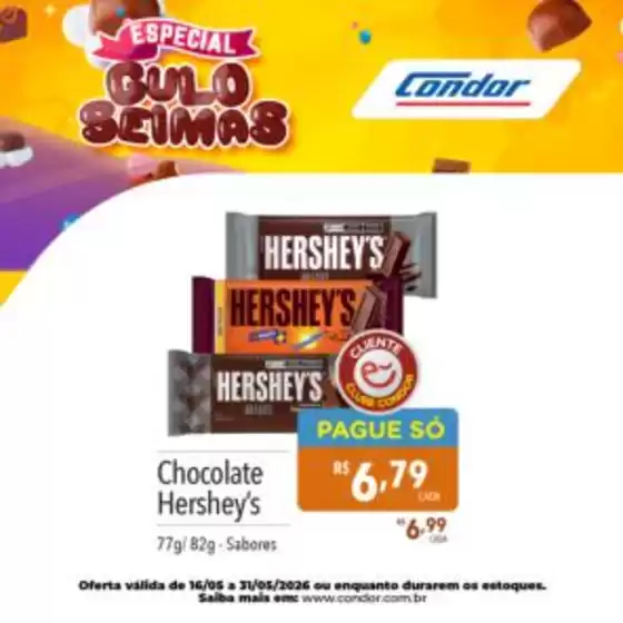 Catálogo Supermercados Condor | Melhores ofertas e descontos | 2026-05-16T00:00:00.000Z - 2026-05-31T00:00:00.000Z