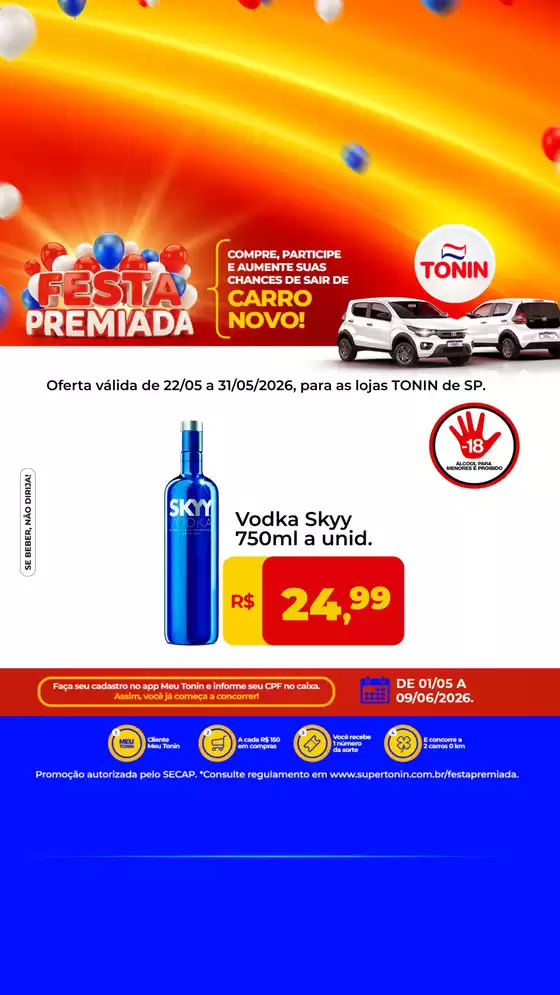 Catálogo Tonin Superatacado | FESTA PREMIDA | 2026-05-01T00:00:00.000Z - 2026-06-09T00:00:00.000Z