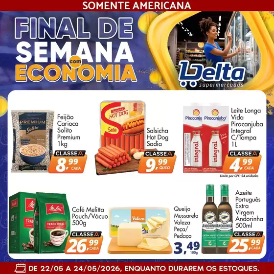 Catálogo Delta Supermercados | Encarte Delta Supermercados | 2026-05-22T00:00:00.000Z - 2026-05-24T00:00:00.000Z