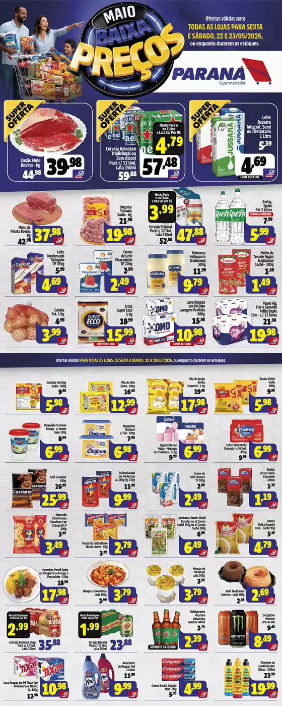 Catálogo Paraná Supermercados | Ofertas exclusivas | 2026-05-22T00:00:00.000Z - 2026-05-23T00:00:00.000Z