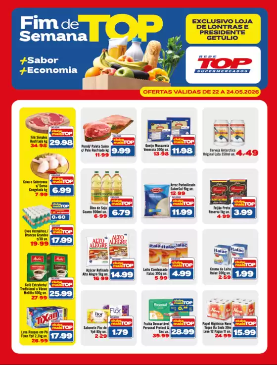 Catálogo Rede Top | Ofertas exclusivas | 2026-05-22T00:00:00.000Z - 2026-05-24T00:00:00.000Z