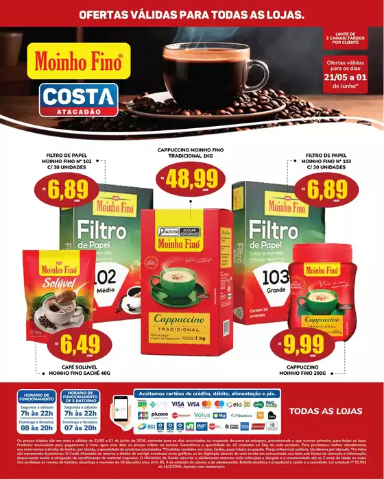 Catálogo Costa Atacadão | Ofertas exclusivas para nossos clientes | 2026-05-21T00:00:00.000Z - 2026-06-01T00:00:00.000Z