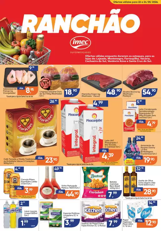 Catálogo Imec Supermercados | BAIXA 15259 IMEC Ranchao Cluster A 22 a 240526 | 2026-05-22T00:00:00.000Z - 2026-05-24T00:00:00.000Z