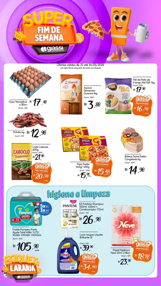 Catálogo Giassi Supermercados | Encarte Giassi Supermercados | 2026-05-22T00:00:00.000Z - 2026-05-24T00:00:00.000Z