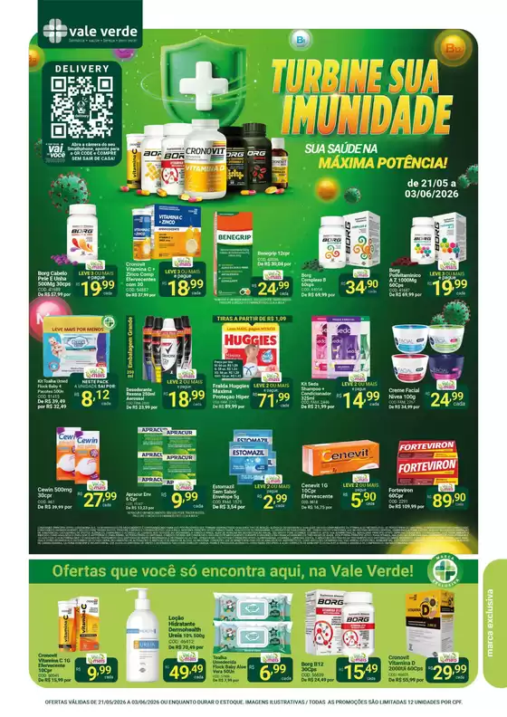 Catálogo Farmácias Vale Verde | Melhores ofertas para compradores econômicos | 2026-05-21T00:00:00.000Z - 2026-06-03T00:00:00.000Z