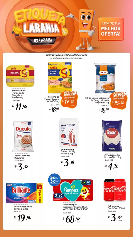 Catálogo Giassi Supermercados | Promoções especiais em andamento | 2026-05-22T00:00:00.000Z - 2026-06-04T00:00:00.000Z
