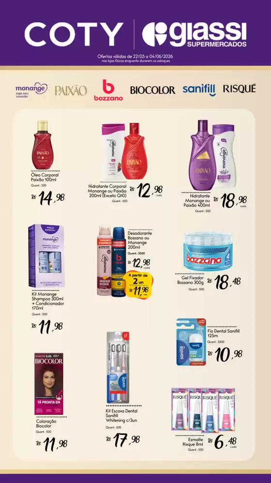 Catálogo Giassi Supermercados | Ampla seleção de ofertas | 2026-05-22T00:00:00.000Z - 2026-06-04T00:00:00.000Z