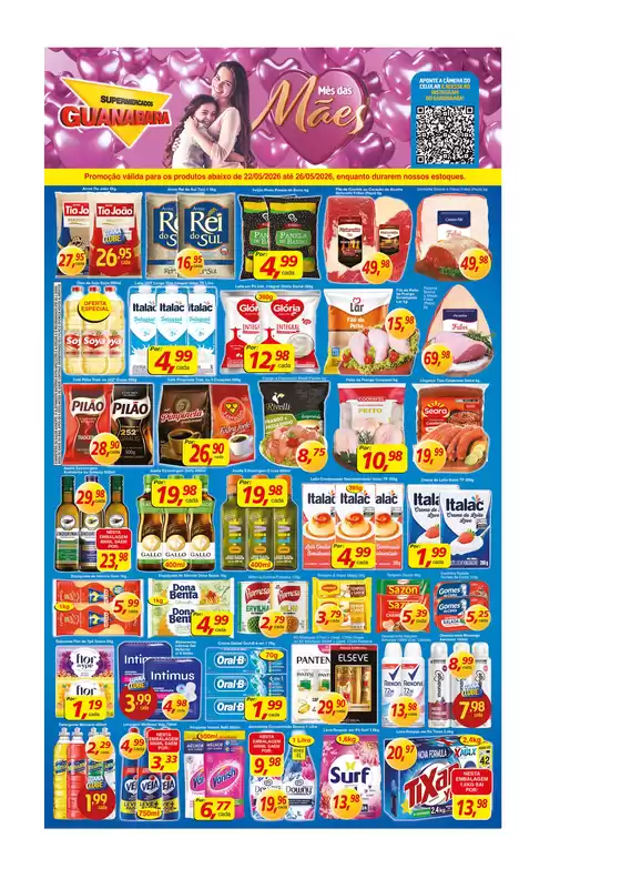 Catálogo Supermercados Guanabara | Encarte Supermercados Guanabara | 2026-05-22T00:00:00.000Z - 2026-05-26T00:00:00.000Z