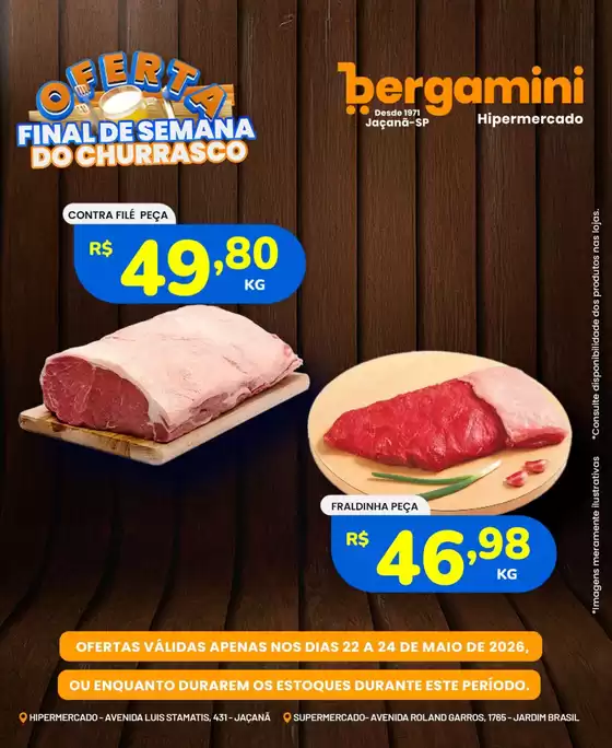 Catálogo Supermercado Bergamini | Encarte Supermercado Bergamini | 2026-05-22T00:00:00.000Z - 2026-05-24T00:00:00.000Z