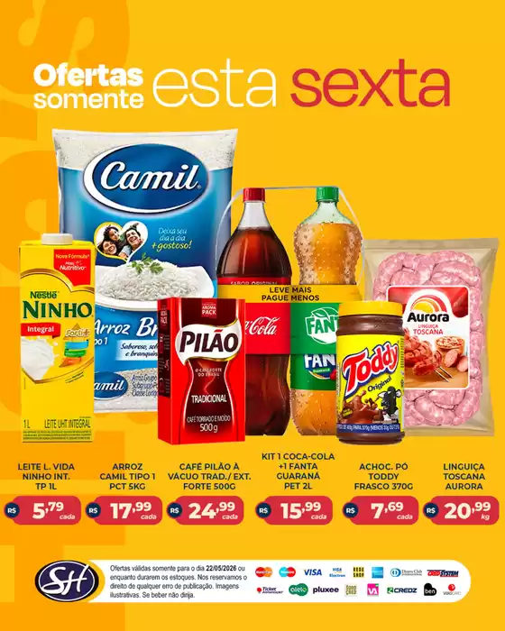 Catálogo Supermercado Higas | Grandes descontos em produtos selecionados | 2026-05-22T00:00:00.000Z - 2026-05-22T00:00:00.000Z