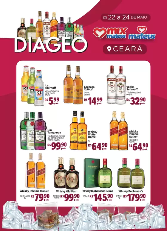 Catálogo Supermercados Mateus | Diageo | 2026-05-22T00:00:00.000Z - 2026-05-24T00:00:00.000Z