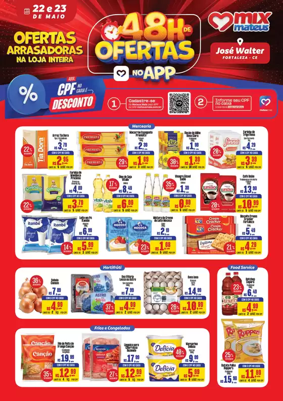 Catálogo Supermercados Mateus | 48Hrs de Ofertas no App | 2026-05-22T00:00:00.000Z - 2026-05-23T00:00:00.000Z