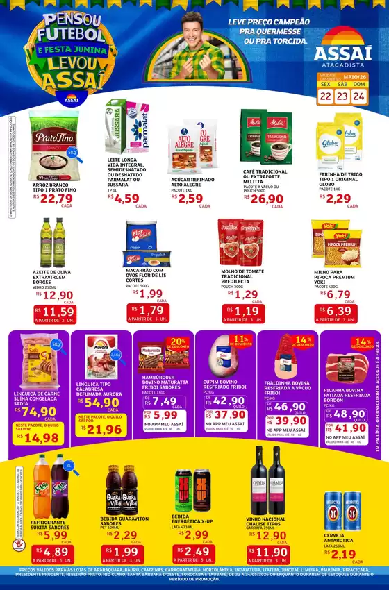 Catálogo Assaí Atacadista | Encarte Assaí Atacadista 47534 | 2026-05-22T00:00:00.000Z - 2026-05-24T00:00:00.000Z
