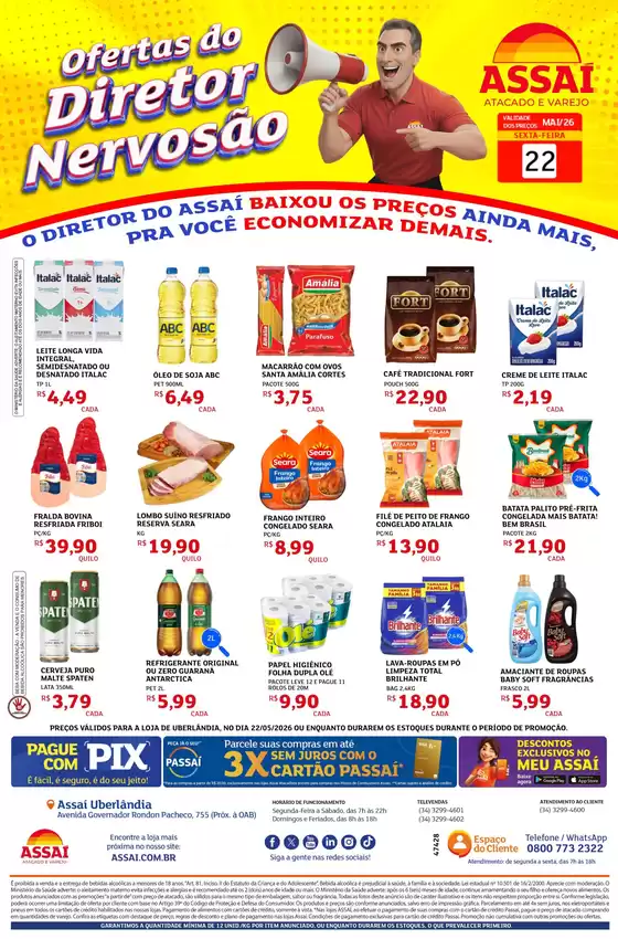 Catálogo Assaí Atacadista | Encarte Assaí Atacadista 47428-41 | 2026-05-22T00:00:00.000Z - 2026-05-22T00:00:00.000Z