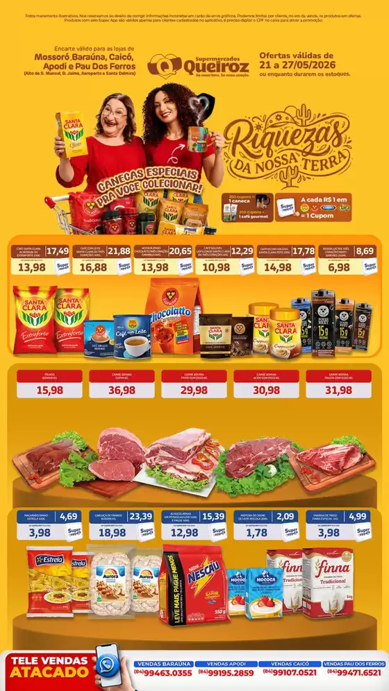 Catálogo Supermercados Queiroz | Canegas Especiais | 2026-05-22T00:00:00.000Z - 2026-05-27T00:00:00.000Z