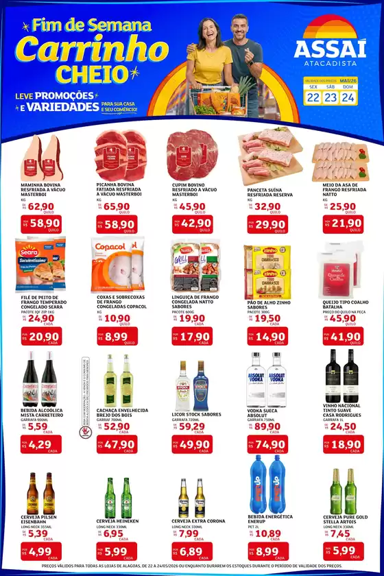 Catálogo Assaí Atacadista | Encarte Assaí Atacadista 47594-561 | 2026-05-22T00:00:00.000Z - 2026-05-24T00:00:00.000Z