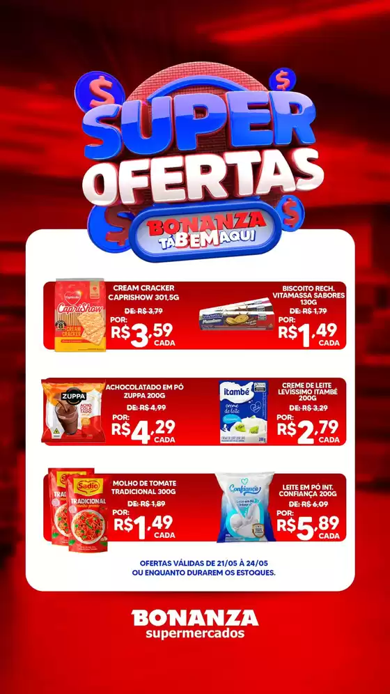 Catálogo Bonanza Supermercados | Super Ofertas | 2026-05-22T00:00:00.000Z - 2026-05-24T00:00:00.000Z