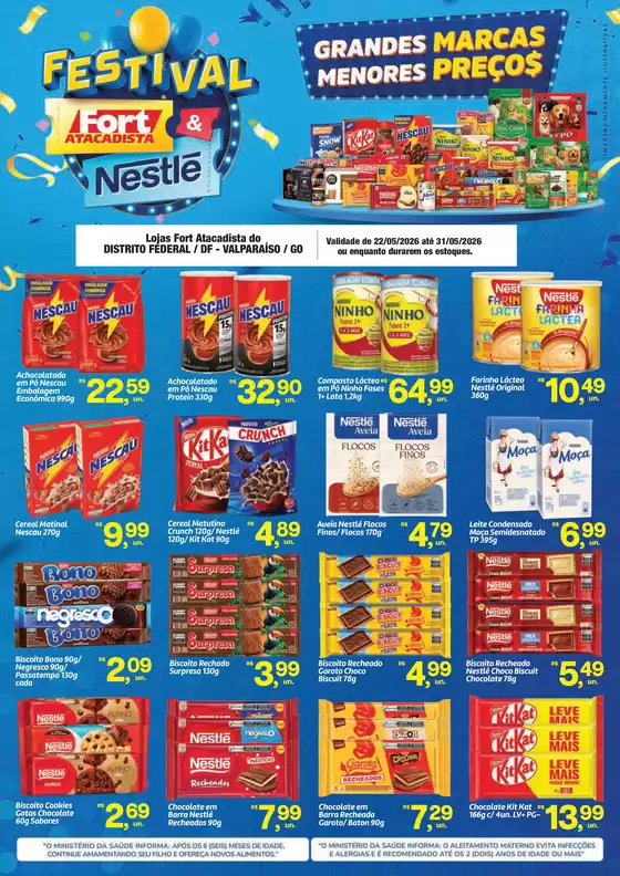 Catálogo Fort Atacadista | DF Fort Nestle 22 a 31 MAI 26 | 2026-05-22T00:00:00.000Z - 2026-05-31T00:00:00.000Z