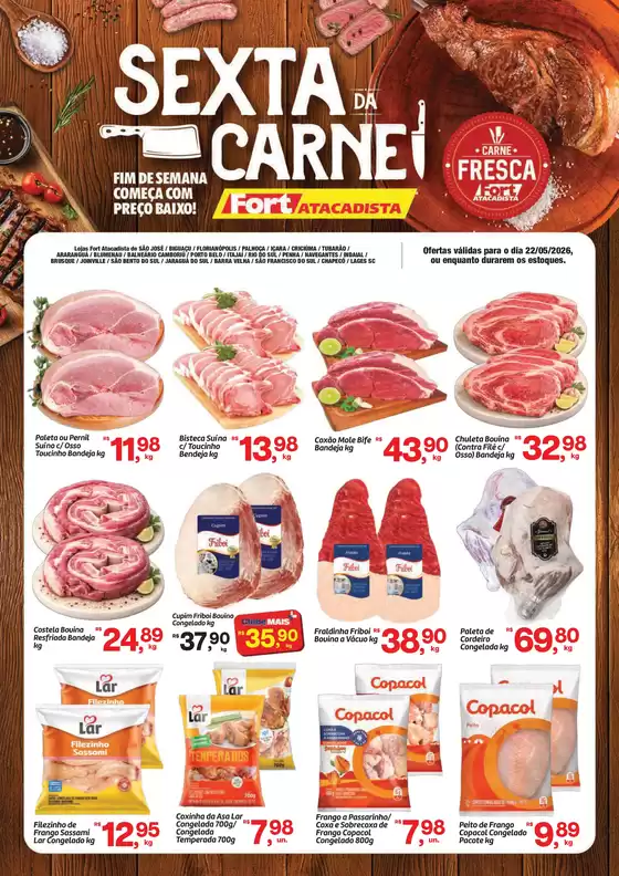 Catálogo Fort Atacadista | SC Fort 6 da Carne 22 MAI 26 Regional | 2026-05-22T00:00:00.000Z - 2026-05-22T00:00:00.000Z