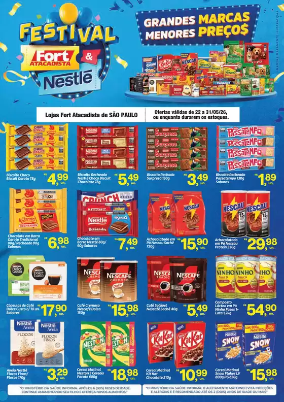 Catálogo Fort Atacadista | SP Fort Nestle 22 a 31 MAI 26 | 2026-05-22T00:00:00.000Z - 2026-05-31T00:00:00.000Z