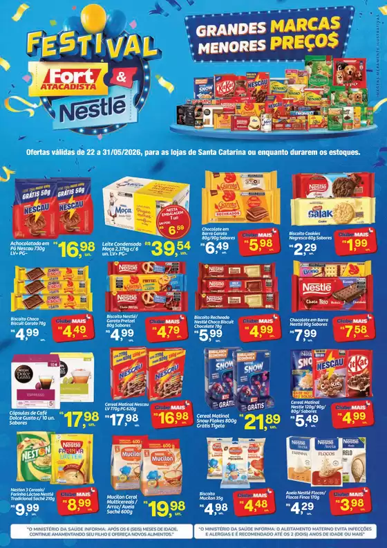 Catálogo Fort Atacadista | SC FORT NESTLE 22 A 31 MAI 26 | 2026-05-22T00:00:00.000Z - 2026-05-31T00:00:00.000Z