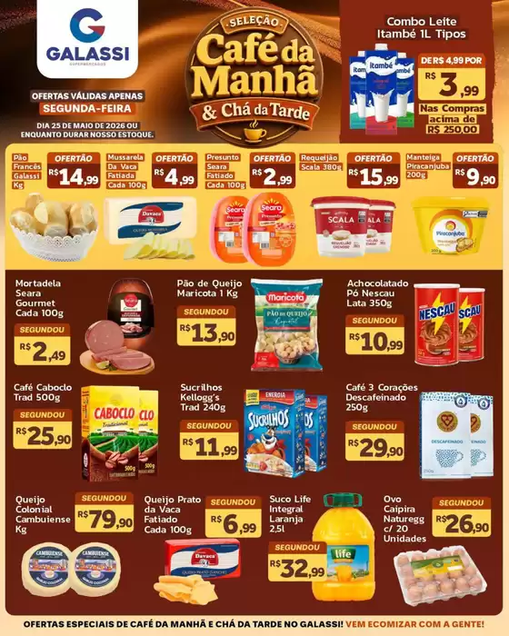 Catálogo Supermercados Galassi | SEGUNDA-FEIRA | 2026-05-25T00:00:00.000Z - 2026-05-25T00:00:00.000Z