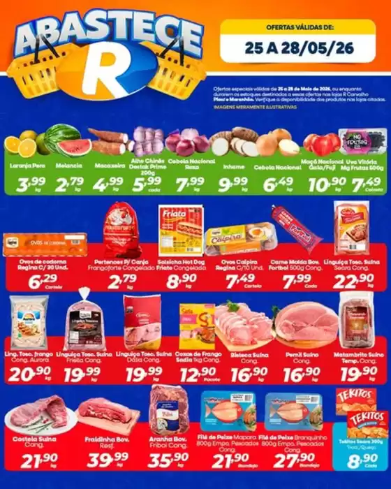 Catálogo R Carvalho Supermercado | Abastece R | 2026-05-25T00:00:00.000Z - 2026-05-28T00:00:00.000Z