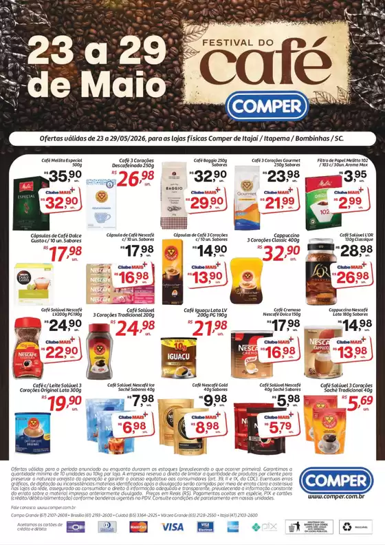 Catálogo Comper | Ofertas para caçadores de pechinchas | 2026-05-23T00:00:00.000Z - 2026-05-29T00:00:00.000Z