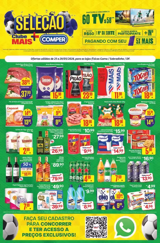 Catálogo Comper | Descubra ofertas atraentes | 2026-05-25T00:00:00.000Z - 2026-05-29T00:00:00.000Z