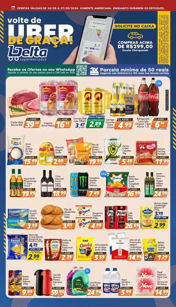 Catálogo Delta Supermercados | Ótima oferta para todos os clientes | 2026-05-25T00:00:00.000Z - 2026-05-27T00:00:00.000Z
