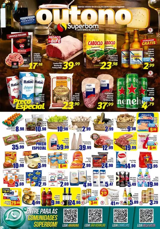 Catálogo Superbom Supermercados | Ofertas para caçadores de pechinchas | 2026-05-22T00:00:00.000Z - 2026-05-25T00:00:00.000Z