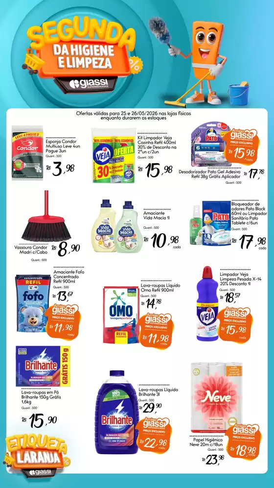 Catálogo Giassi Supermercados | Encarte Giassi Supermercados | 2026-05-25T00:00:00.000Z - 2026-05-26T00:00:00.000Z