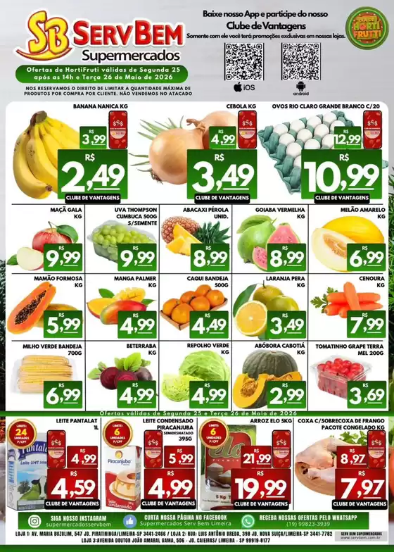 Catálogo ServBem | Encarte ServBem | 2026-05-25T00:00:00.000Z - 2026-05-26T00:00:00.000Z