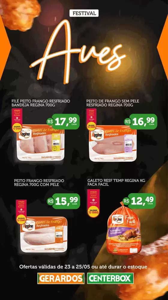 Catálogo CenterBox | CenterBox Aves | 2026-05-23T00:00:00.000Z - 2026-05-25T00:00:00.000Z