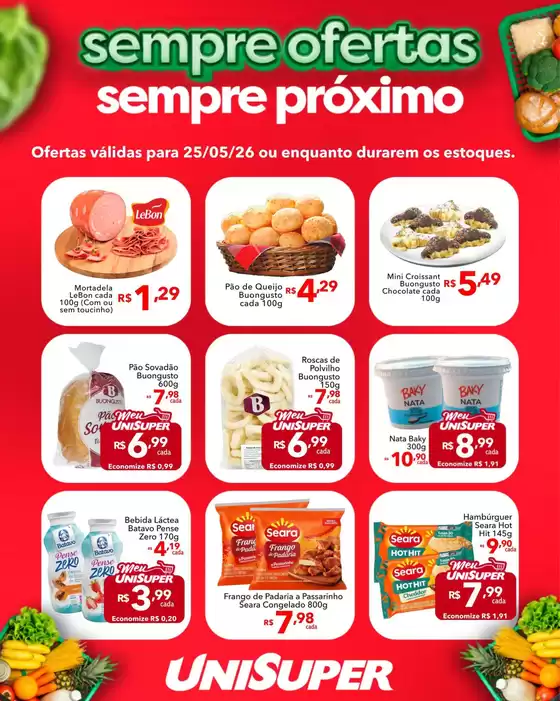 Catálogo UniSuper | Nossas melhores ofertas para você | 2026-05-25T00:00:00.000Z - 2026-05-25T00:00:00.000Z