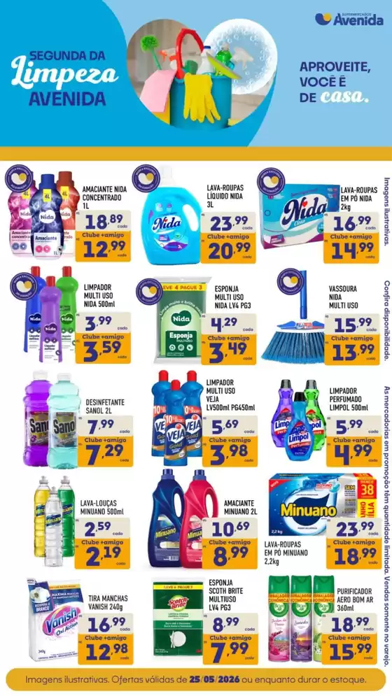 Catálogo Supermercados Avenida | Ofertas exclusivas para nossos clientes | 2026-05-25T00:00:00.000Z - 2026-05-25T00:00:00.000Z