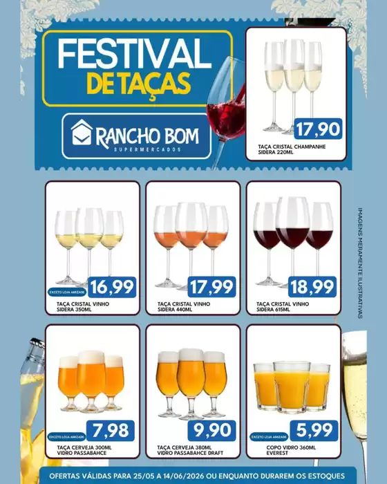 Catálogo Rancho Bom Supermercados | Melhores ofertas para compradores econômicos | 2026-05-25T00:00:00.000Z - 2026-06-14T00:00:00.000Z