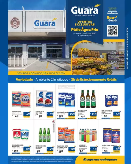 Catálogo Supermercado Guará | Grandes descontos em produtos selecionados | 2026-05-25T00:00:00.000Z - 2026-05-31T00:00:00.000Z