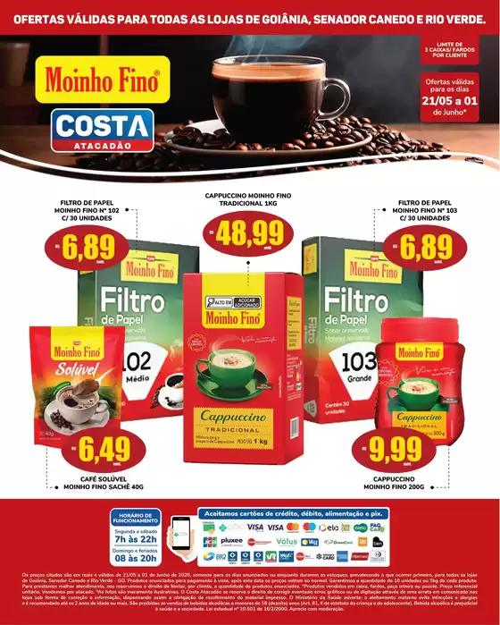 Catálogo Costa Atacadão | Ótima oferta para todos os clientes | 2026-05-21T00:00:00.000Z - 2026-06-01T00:00:00.000Z