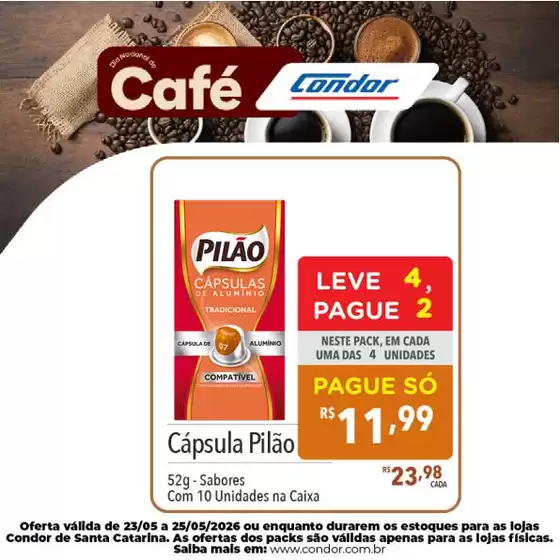 Catálogo Supermercados Condor | Melhores ofertas para todos os clientes | 2026-05-23T00:00:00.000Z - 2026-05-25T00:00:00.000Z