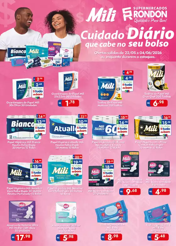 Catálogo Supermercados Rondon | Encarte Supermercados Rondon | 2026-05-22T00:00:00.000Z - 2026-06-04T00:00:00.000Z