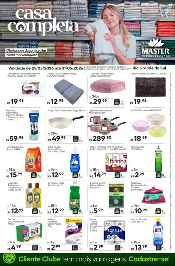Catálogo Master Supermercados | Casa completa RS | 2026-05-25T00:00:00.000Z - 2026-05-31T00:00:00.000Z