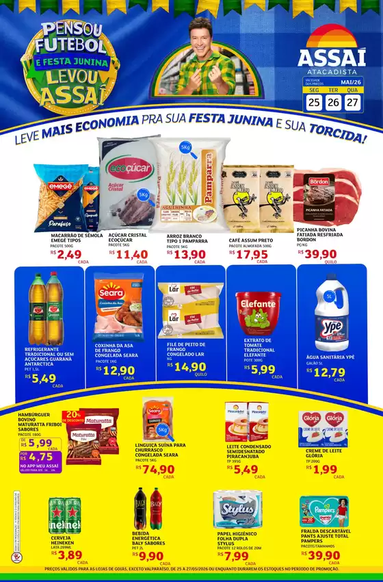 Catálogo Assaí Atacadista | Encarte Assaí Atacadista 47218-822 | 2026-05-25T00:00:00.000Z - 2026-05-27T00:00:00.000Z